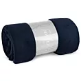 Koc  150x200 cm granatowy miękki i delikatny w dotyku jednokolorowy koc SIMPLE 1 Eurofirany