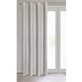 Zasłona szara w stylu eko 140x250 cm przelotka MADISON Eurofirany