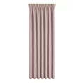 Zasłona różowa z tkaniny welurowej 420x260 cm taśma - Dora Eurofirany