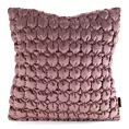 Poszewka na poduszkę 45x45 cm welwetowa zdobiona wzorem 3D pudrowa VELVET 193 EUROFIRANY PREMIUM