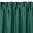 Zasłona zielona o lnianym splocie w stylu eko 140x270 cm taśma STYLE Eurofirany