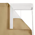 Roleta rzymska DORA - HIT ciemnobeżowa z miękkiej tkaniny o welurowej strukturze
