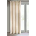 Zasłona beżowa z ekskluzywnego matowego welwetu 140x250 cm przelotka RIA Diva Line Eurofirany