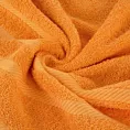 Ręcznik kąpielowy 100x150 cm bawełniany kolor pomarańczowy z ozdobną bordiurą 500 g/m2 MILO Eurofirany