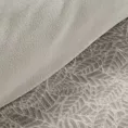 Pościel 220x200 cm z polaru kolor beżowy, kremowy z wytłaczanym wzorem FLANO Eurofirany