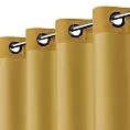 Zasłona musztardowa z tkaniny welurowej 420x260 cm przelotka - Dora Eurofirany