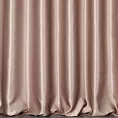 Zasłona szyta na flexach pudrowa z jednokolorowej gładkiej tkaniny