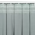 Zasłona szara z matowego welwetu 140x300 cm taśma imintująca flex MADLEN Eurofirany