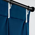 Zasłona granatowa z welwetowej tkaniny 80x270 cm system flex - MELANIE Eurofirany