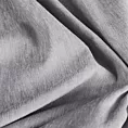 Poszewka szyta popielata z miękkiej szenilowej tkaniny z efektem melanżu