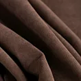 Roleta rzymska DORA - HIT ciemnobrązowa z miękkiej tkaniny o welurowej strukturze