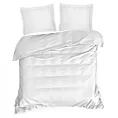 Poszwa na kołdrę 160x200 cm z bawełny z połyskiem kolor biały NOVA COLOUR Eurofirany