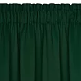 Zasłona zielona z gładkiej matowej tkaniny zaciemniającej 135x270 cm taśma BLACKOUT Eurofirany