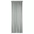 Zasłona srebrna zaciemniająca 140x300 cm taśma imitująca flex MILAN Eurofirany