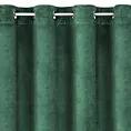 Zasłona zielona z miękkiego welwetu 140x250 cm przelotka SUZANA Eurofirany