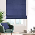 Roleta rzymska LUXOR granatowa z eleganckiej lśniącej tkaniny o drobnym splocie