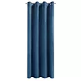 Zasłona granatowa z tkaniny welwetowej 140x250 cm przelotka ROSA Design 91 Eurofirany