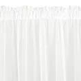 Firana kremowa o strukturze drobnego deszczyku wzór pionowy 350x250 cm taśma REBECCA Eurofirany