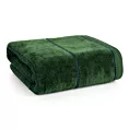 Ręcznik kąpielowy 70x140 cm bawełniany kolor zielony z welwetową bordiurą 500 g/m2 JESSI Eurofirany