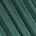 Zasłona ciemnoturkusowa welwetowa z kryształami 140x270 cm taśma AURORA Eurofirany