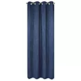 Zasłona granatowa zaciemniająca z efektem melanżu 140x250 cm przelotka ROSSIE Eurofirany
