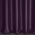 Zasłona szyta na taśmie fala fioletowa z tkaniny trudnopalnej, zaciemniającej, typu blackout