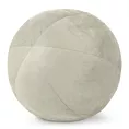 Poduszka dekoracyjna w formie kuli średnica 24 cm welwetowa kremowa GAJA Eurofirany