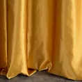 Zasłona szyta na przelotkach AMAYA musztardowa z jednokolorowej gładkiej tkaniny