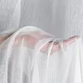 Firana biała o strukturze drobnego deszczyku wzór poziomy 300x150 cm przelotka REBECCA Eurofirany