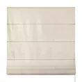 Roleta rzymska beżowa z tkaniny o satynowym połysku zaciemniającej w 100%