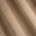 Zasłona ciemnobeżowa z matowego welwetu 140x270 cm taśma MELANIE Eurofirany