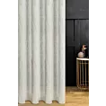 Firana szyta na flexach naturalna z cienkiej tkaniny w stylu eko, wykończonej obciążnikiem Italissima Eva Minge
