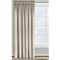 Zasłona beżowa z tkaniny welwetowej 140x270 cm taśma ROSA Design 91 Eurofirany