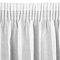 Firana biała o strukturze drobnego deszczyku 140x270 cm taśma SONIA Eurofirany