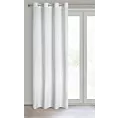 Zasłona biała z matowego welwetu 140x250 cm przelotka MELANIE Eurofirany