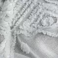 Dekoracja okienna biała z miękkim trójwymiarowym wzorem w stylu boho 140x250 cm przelotka ESTERA Eurofirany