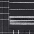 Komplet ściereczek kuchennych 2szt 50x70 cm bawełniany kolor stalowy w kratkę oraz subtelne pasy 200 g/m2 RUBI Eurofirany