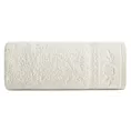 Ręcznik do rąk 30x50 cm bawełniany kolor kremowy z koronką oraz subtelnym haftem 500 g/m2 SISI Eurofirany
