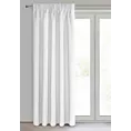 Zasłona biała zaciemniająca gładka półmatowa 135x270 cm taśma LOGAN Eurofirany