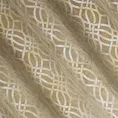 Zasłona beżowa z wytłaczanym wzorem, welwetowa 140x250 cm przelotka ARETA Eurofirany