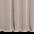 Firana szyta na taśmie 8 cm pudrowo różowa z cienkiej matowej etaminy, wykończona obciążnikiem