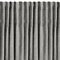 Zasłona szara z szenilowej tkaniny 140x270cm taśma - VANI Eurofirany