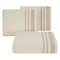 Ręcznik do rąk 30x50 cm bawełniany kolor kremowy z ozdobną bordiurą 500 g/m2 MERY Eurofirany