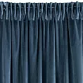 Zasłona granatowa z ekskluzywnego matowego welwetu 140x270 cm taśma VILLA Eurofirany