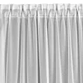 Firana biała z markizety z pięcioma falbanami 140x250 cm taśma CHARLOTTE 2 Eurofirany