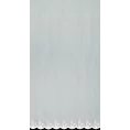 Tkanina firanowa matowy batyst, wykończony haftem, Eurofirany