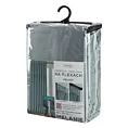 Zasłona srebrna z welwetowej tkaniny 80x270 cm system flex - MELANIE Eurofirany