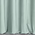 Zasłona szyta na taśmie fala jasnomiętowa z miękkiej półmatowej tkaniny welwetowej