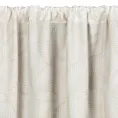 Zasłona biało, beżowa z wodoodpornej tkaniny idealna do ogrodu i na taras 155x200 cm tunel GARDEN Eurofirany
