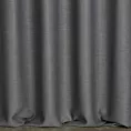 Zasłona szyta na taśmie 5 cm stalowa z miękkiej tkaniny z naturalnym splotem